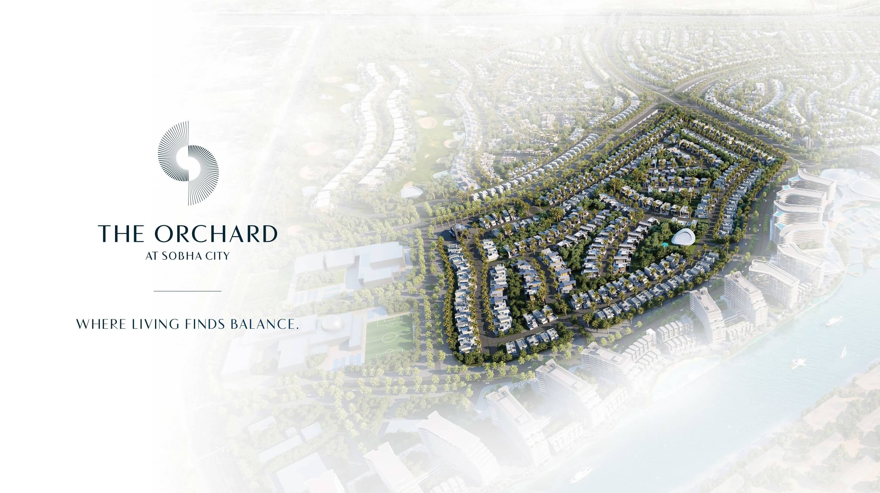 The Orchard at Sobha City Abu Dhabi – independent estate villas with private pools and landscaped gardens