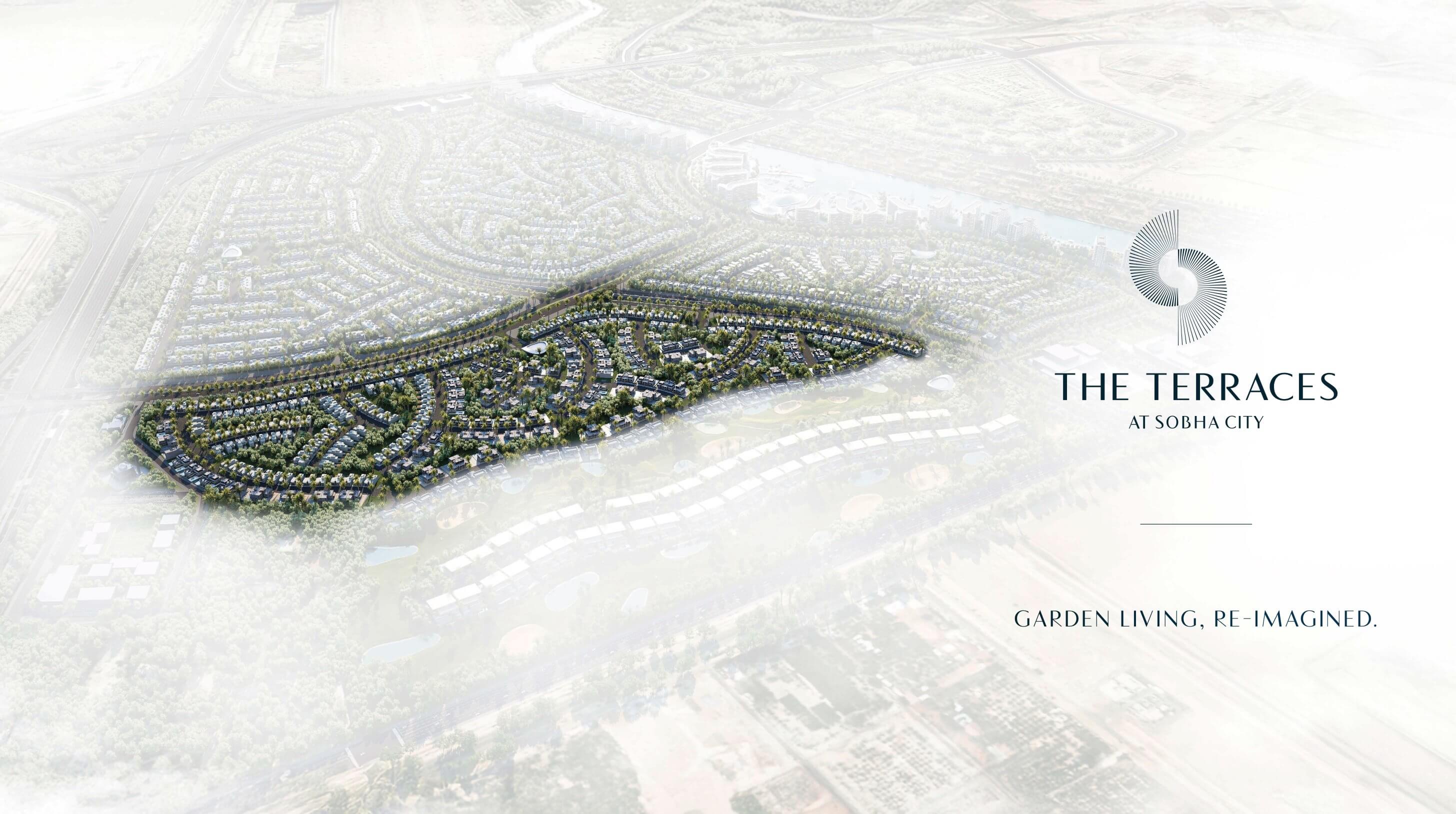 The Terraces at Sobha City Abu Dhabi – semi-detached garden villas with Majlis and private gardens